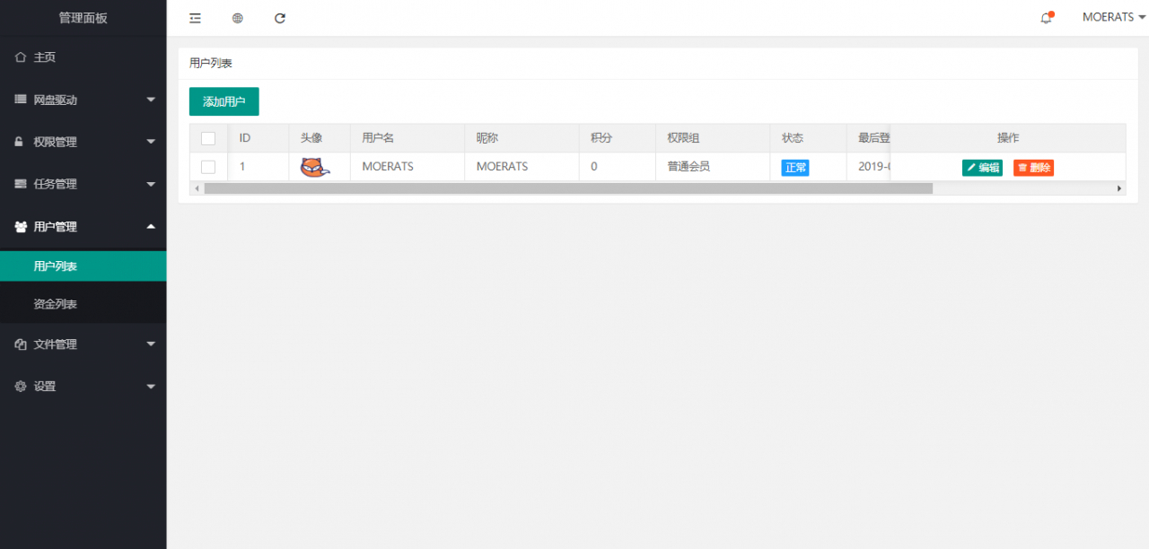 图片[4] - CuteOne：一款基于Python3的OneDrive多网盘挂载程序，带会员/同步等功能 - 狗凯之家免费源码网