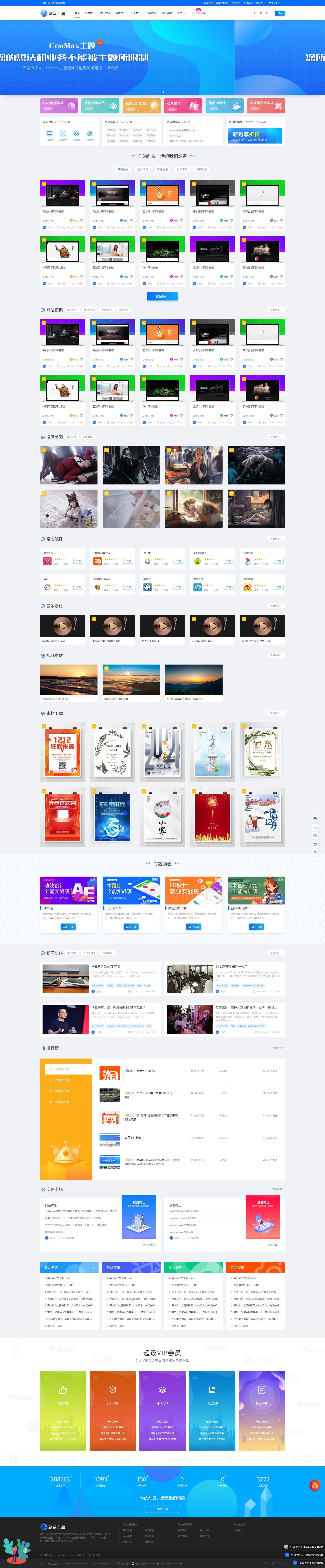 WordPress主题CeoMax v3.9.1破解版-全网首发，站长亲自测试 - 狗凯之家免费源码网