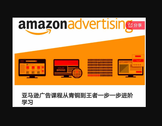亚马逊广告课程，从青铜到王者一步一步进阶学习（更新9月） - 狗凯之家免费源码网