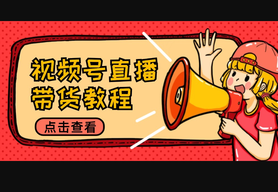 视频号直播带货教程：选品思路与话术拆解/掌握多种带货套路/提升直播效果 - 狗凯之家免费源码网