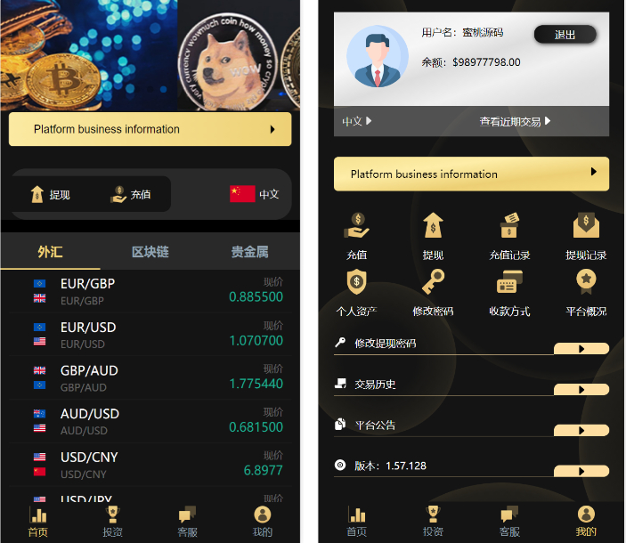 多语言微交易多行情盘PHP源码 - 狗凯之家免费源码网