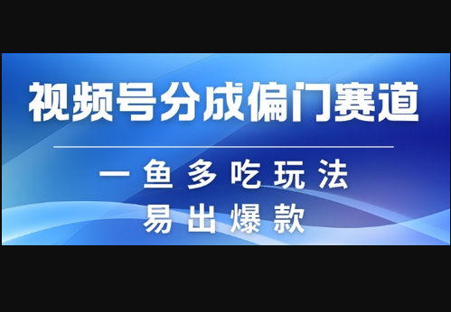 视频号创作者分成计划偏门类目，容易爆流，实拍内容简单易做 - 狗凯之家免费源码网