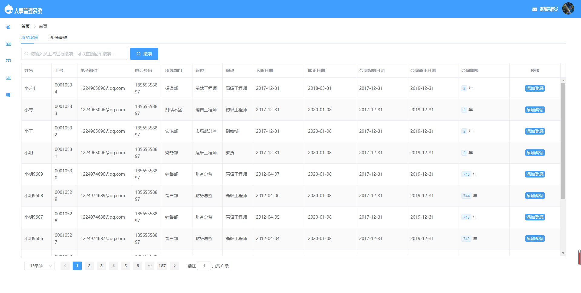 基于SpringBoot的人事管理系统源码 - 狗凯之家免费源码网