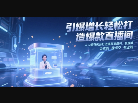 引爆增长轻松打造爆款直播间，​人人都有机会打造爆款直播间，会直播 会卖货 能成交 有业绩 - 狗凯之家免费源码网
