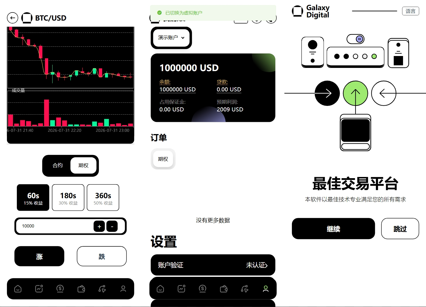 新版本多语言交易所源码/期权秒合约+杠杆合约+智能合约投资理财+NTF+贷款+输赢控制|狗凯源码仓库