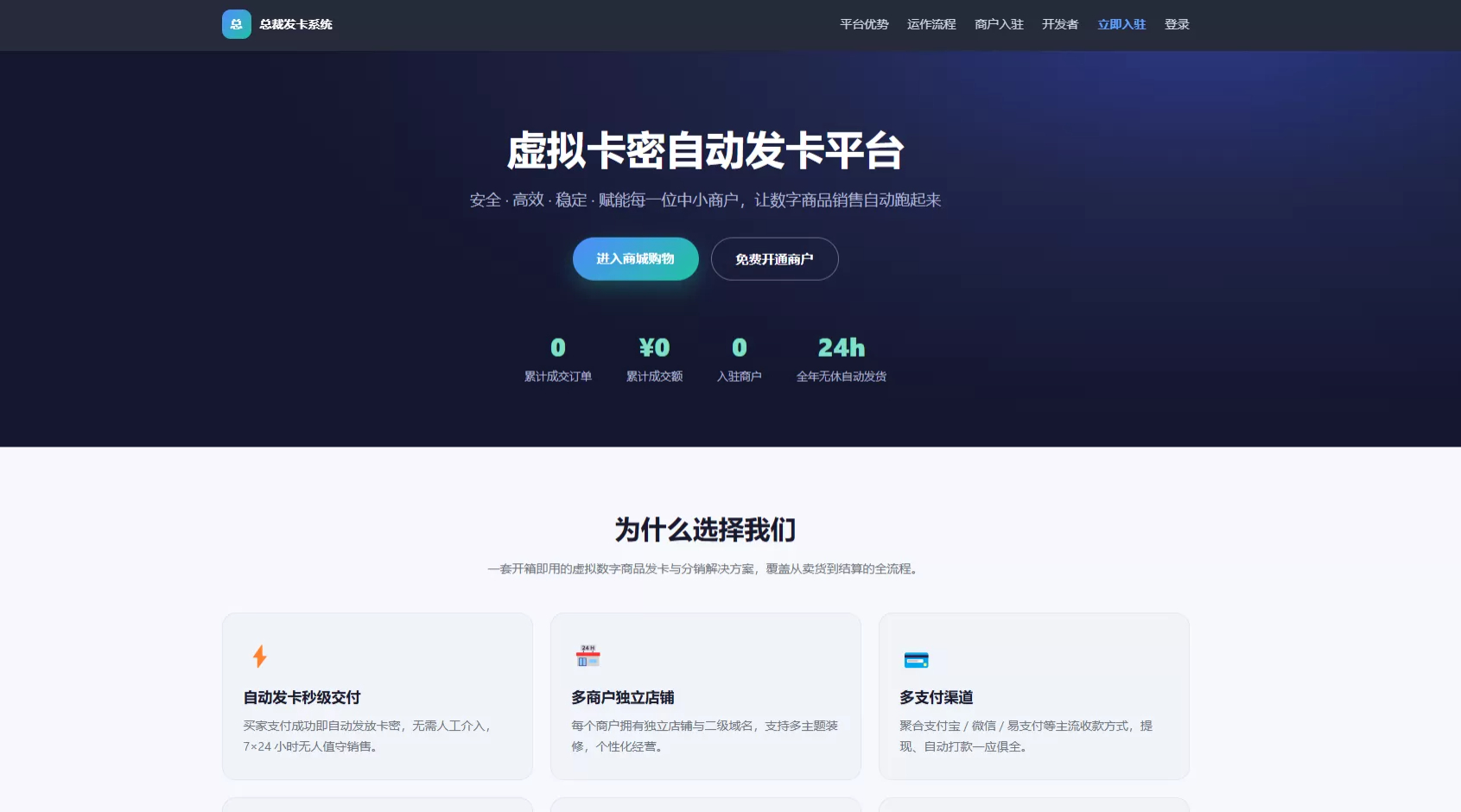 总裁自动发卡系统源码|狗凯源码仓库